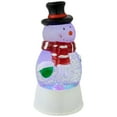 thumbnail image 6 of Northlight 7" LED Lighted Color Changing Snowman Christmas Glittering Snow Dome, 6 of 7