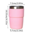 thumbnail image 2 of Stainless Steel Insulated Coffee Mug With Lid, Thermal Travel Tumbler For Hot/Cold Drinks, Leak-Proof Design For Daily Use & Office, 2 of 3