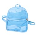 thumbnail image 1 of Minnieouse informal de moda para chicas y mujeres, transparente para adolescentes, bolsa de gelatina para estudiantes, bolsa de Carteras azul, 1 of 6