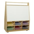 thumbnail image 2 of Wood Designs Mobile Literacy Display with Translucent Trays, 2 of 2