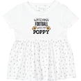 thumbnail image 3 of Inktastic Watching Football with My Poppy Girls Baby Dress, 3 of 5