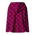 thumbnail image 4 of YueHuiYing Women's Casual Fashion Plaid Zipper Hooded Long-sleeve Hooded Thick Sweatshirt Pocket Coat Top, 4 of 5