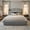 Grey, variant on EnHomee Boucle Bed frame King with Tall Headboard & Footboard Upholstered Bed Frame with Wingback Headboard, Beige