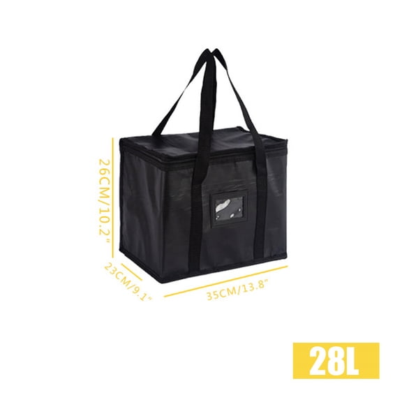 Insulated Lunch Bag Food Storage Tote with Thermal Lining Portable Takeaway Delivery Pouch for Work Travel Picnic Outdoor Use