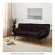 thumbnail image 3 of Sofá Cama Mainstays Memory Foam Chocolate, 3 of 4