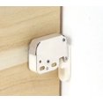 thumbnail image 2 of (4 piezas) Hebilla de resorte autoblocante, cerradura táctil Push-in, bisagra autoblocante, cerradura de hebilla de resorte para puertas de gabinetes y muebles, 2 of 5