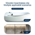 thumbnail image 2 of Soporte de estante de vidrio Billuyoard 8 paquete cromado duradero, 2 of 6