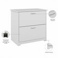 thumbnail image 3 of Pemberly Row 2 Drawer Lateral File Cabinet in White - Engineered Wood, 3 of 7