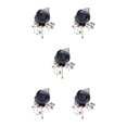 thumbnail image 3 of Redempat Versatile Wedding Brooch Add Classy And Sophisticated Touch To Any Look Modern Minimalist Brooch Pin dark grey 5Set, 3 of 6