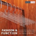 thumbnail image 2 of Clear Acrylic Clothes Hangers - 10 Pack Stylish and Heavy Duty Closet Organizer with Silver Chrome Plated Steel Hooks - Non-Slip Notches for Suit Jacket, Sweater, Blouse, and Dress - by Designstyles, 2 of 5