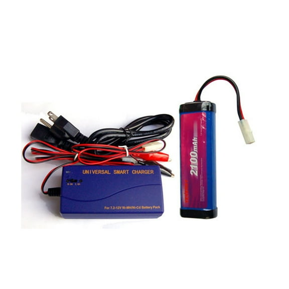 7.2 Volt NiCd Battery Pack (2100 mAh)   Universal Smart Charger