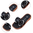 thumbnail image 4 of Quealent Girl's Slip on Sandals Bow Sandals Round Open Toe Beach Sandals Black for Size 2.5, 4 of 8