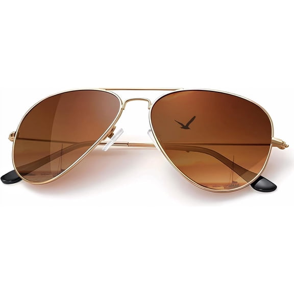 Classic Aviator Sunglasses for Men Women Driving Sun glasses Polarized Lens UV Blocking