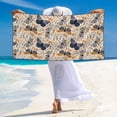 thumbnail image 5 of Easygdp Butterflies Beach Towel 27.5X55 Inches Quick Dry Pool Towel Travel Compact Bath Towel Sandproof Beach Blanket Towel for Swimming, 5 of 6