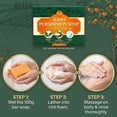 thumbnail image 7 of Kaori Deodorizing Persimmon Soap – Gentle for Dry & Aging Skin, Japanese Persimmon + Green Tea Extract, Natural Body Wash for Men & Women – All-Day Freshness (1PCS), 7 of 7