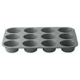 thumbnail image 2 of Baking Stick Microwave Pan Cupcake 12 Non Cup Silicone Dishwasher Cake Mould/ 12-Piece Cake Mold Gray, 2 of 6