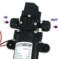 thumbnail image 3 of 12V DC Diaphragm Water Pump, 6L/Min 130PSI, Self-Priming with Pressure Switch for RV, Boat, Camping, Car Wash, and Lawn Spraying, 3 of 8