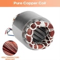 thumbnail image 3 of Motor Vibrador de Hormigón, Vibrador de Hormigón de 30 W, Motor Vibratorio Impermeable de 110 V, 3600 Rpm para Mesa Agitadora, 3 of 5