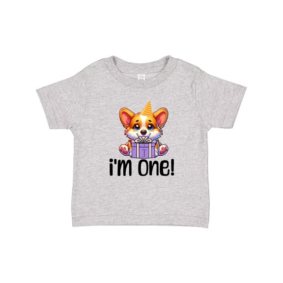 Inktastic Babys 1st Birthday Corgi Cute Girls Baby T-Shirt