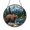 Acrylic 3.5 Inch, variant on Rustic Bear Window Art – Stained Glass Style Hanging