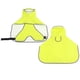 thumbnail image 1 of Zhuge Poncho impermeable para perros, chaqueta impermeable para perros, capa de algodón, forro con capucha, abrigo impermeable ajustable para perros pequeños, cachorros, gatos (XL, verde), 1 of 4