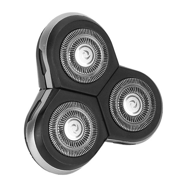 Replacement Electric Cutter Blade, ABS Body Durable Replacement Shaver Head 3 Head For Men For Electric Shaver