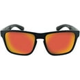 thumbnail image 2 of Optic Nerve Rumble Sunglasses - Shiny BLK Polarized Smoke Lens Red Mirror, 2 of 3