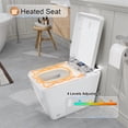 thumbnail image 3 of GT Smart Toilet with Heated Seat and Night Light, Tankless Toilet, Modern One-piece Toilet with Remote Control and Automatic Cover, Standard Comfort Height Toilet, White, 3 of 13