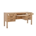 thumbnail image 6 of Linon Cody Wood Desk with Two File Cabinets in Natural, 6 of 7