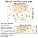 thumbnail image 3 of Fiudx Calcomanías de Pared de Estrellas, Pegatinas de Vinilo Removibles, Acabado Mate, Fácil de Despegar y Pegar, Decoración de Pared para Dormitorio o Sala de Estar, Habitación de Niña o Guardería,, 3 of 4