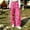 Hot Pink, variant on Women Solid High Waist Wide Leg Cargo Pants, Drawstring Elastic Waist Casual Sports Workwear Trousers with Multi Pockets Dark Gray XS
