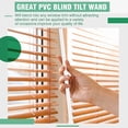 thumbnail image 5 of 2 Pvc Long Louver Rods With Hooks And Handles (12 Inches), 5 of 5