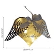 thumbnail image 3 of Creative Heart Shaped Angel Engraved Letters Memorial Pendant Decoration, 3 of 9