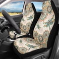 thumbnail image 2 of Garronmavis Mandala Dragonfly Car Front Seat Covers Set Thin Car Seat Cover Set of 2 Thin Interior Accessories Easy to Install Universal Fit, 2 of 7