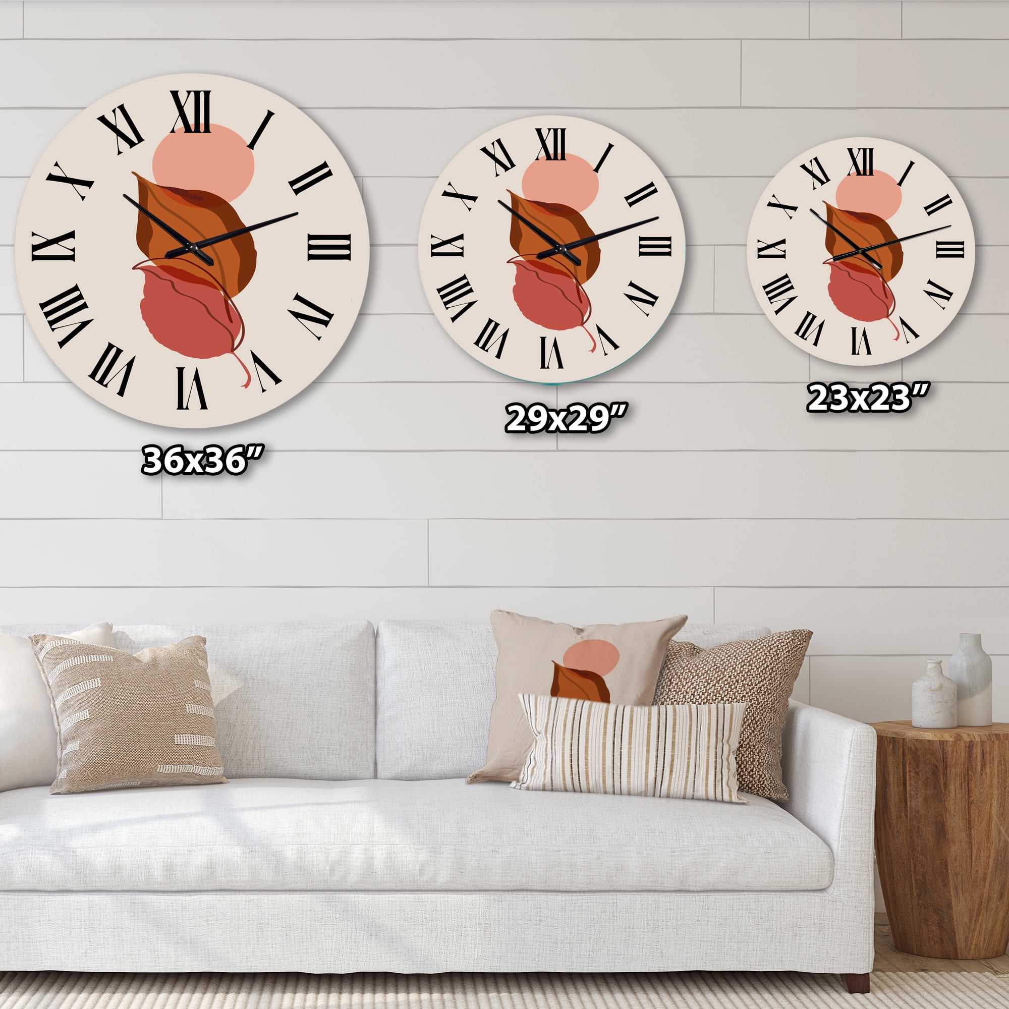 Designart 1 in Quartz Modern/Contemporary Wall Clock