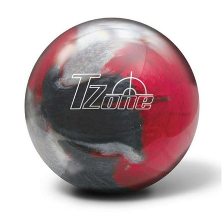 Brunswick T-Zone Glow Bowling Ball- Scarlet Shadow (12lbs)