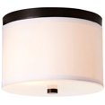 thumbnail image 2 of Bromi Design Inc B5304B Braxton 10 Inch Round White and Black Flush Mount, 2 of 2