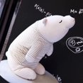 thumbnail image 2 of Almohada de felpa de animales de oso polar, juguete de peluche de oso polar suave, peluches suaves de animales, muñecas lindas, para niñas/niños, linda almohada corporal para dormir Gi, 2 of 4