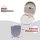 thumbnail image 3 of Funda LTGEM para Audífonos Bluetooth Sony WH-CH520, Blanca, 3 of 9