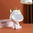 thumbnail image 4 of Escultura Fortune Cat Storage Escultura Resina Llavero Estatuilla para oficina (Blanco), 4 of 8