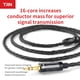 thumbnail image 1 of Cable de actualización TRN T2 HiFi Cable de auriculares reemplazable desmontable 16, 1 of 8