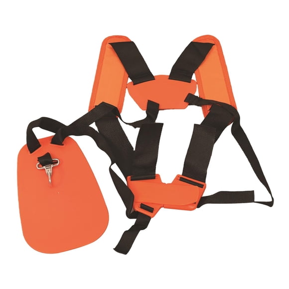 Correa de hombro para desbrozadora, arnés doble, correa de hombro, accesorio para herramientas de jardinería, almohadillas amortiguadoras, nailon
