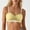 Yellow, variant on Half Cup Seamless Underwear For Women With Small Chest Gathered And Large Cup No Steel Ring Flat Chest Strapless Bra Wireless Bras Blue