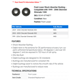 thumbnail image 2 of Front Lower Shock Absorber Bushing - Compatible with 1999 - 2006 Chevy Silverado 1500 2000 2001 2002 2003 2004 2005, 2 of 2