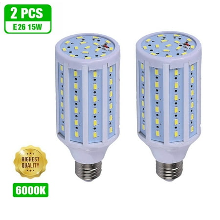

PENGXIANG Corn Light Bulb High Output 1850-Lumen Outdoor Light Bulbs 15-Watt Super Bright E26 LED Bulb 6000K White Corn Bulb for Garage Warehouse Porch Post Street