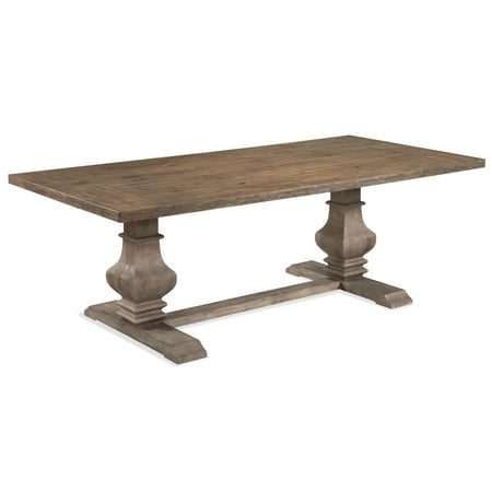 Bassett Mirror Kinzie Rect Dining Table in Rustic Pine Finish