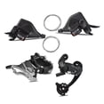 thumbnail image 1 of WAKE 9-Speed Bicycle Derailleur Set with Front and Rear Shifters, Lightweight Aluminum Alloy, Durable Steel Construction, Compatible with 7/8/9/10 Speed Bikes, Easy Installation and Smooth Gear, 1 of 7