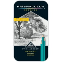 Prismacolor Turquoise Sketch Pencil Set, 12 in a Tin Case