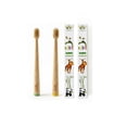 thumbnail image 2 of Cepillo de dientes Holidentix de bambú para niños con cerdas de jabalí ecológico, 2 of 9
