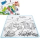 thumbnail image 5 of Tapete Para Garabatos, Líneas Claras, Tapete Para Colorear, Estilo Urbano, Material Saludable Con Bolígrafo De Color De 12 Piezas Para Niños Pequeños, Dibujo Educativo,, 5 of 7